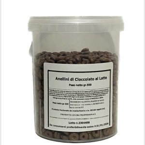 Anellini di cioccolato al latte gr.500 MFood