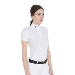 Polo Donna da Concorso Colletto Coreano Equestro
