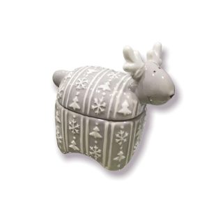 Scatolina Renna in Ceramica