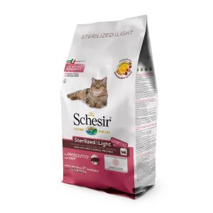 Schesir cat Sterilised e Light con prosciutto
