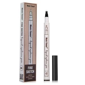 Penna per sopracciglia colore castano freddo.