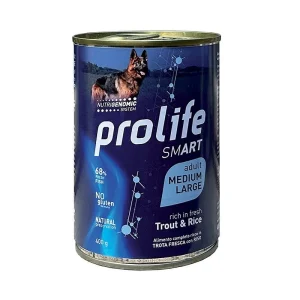 Prolife Adult Trota e riso umido cane MEDIUM LARGE
